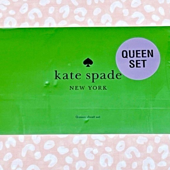 kate spade Bedding Kate Spade Queen Sheet Set 4pc Leopard Animal